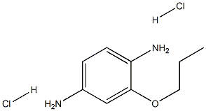 2-N-PROPOXY-1,4-PHENYLENEDIAMINEDIHYDROCHLORIDE Struktur