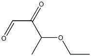 2-OXO-3-ETHOXYBUTANAL Struktur