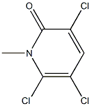 N-METHYL-3,5,6-TRICHLORO-2-PYRIDONE Struktur