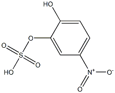 2-HYDROXY-5-NITROPHENYLSULPHATE Struktur