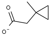 METHYLCYCLOPROPANEACETATE Struktur