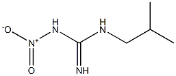 N-ISO-BUTYL-N'-NITROGUANIDINE Struktur