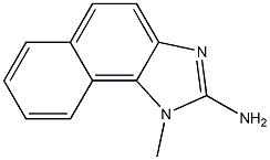 2-AMINO-1-METHYLNAPHTHO(2,1-D)IMIDAZOLE Struktur