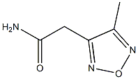 4-METHYLFURAZAN-3-N-METHYLCARBOXAMIDE Struktur