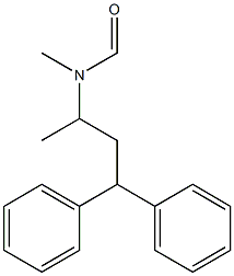 N-METHYL-N-(1-METHYL-3,3-DIPHENYLPROPYL)FORMAMIDE Struktur