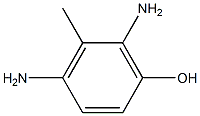 3-HYDROXY-2,6-DIAMINOTOLUENE Struktur