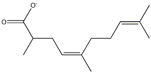 2-CIS-3,7-DIMETHYL-2,6-OCTADIEN-1-YLPROPIONATE Struktur