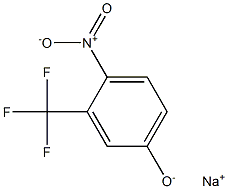 3-TRIFLUOROMETHYL-4-NITROPHENOL,SODIUMSALT Struktur