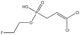 2-FLUOROETHYL2,2-DICHLOROVINYLMETHYL-PHOSPHONATE Struktur