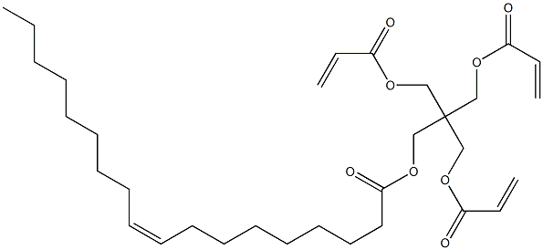 PENTAERYTHRITOLMONOOLEATETRIACRYLATE Struktur