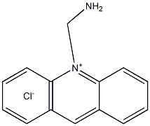 AMINOMETHYLACRIDINIUMCHLORIDE Struktur