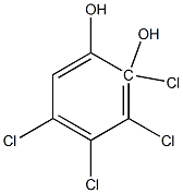 2,3,4,5-TETRACHLOROCATECHOL Struktur