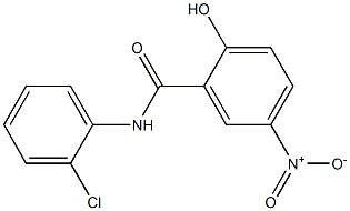 2'-CHLORO-5-NITROSALICYLANILIDE Struktur