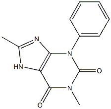 1,8-DIMETHYL-3-PHENYLXANTHINE Struktur