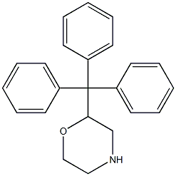 TRIPHENYLMETHYLMORPHOLINE Struktur