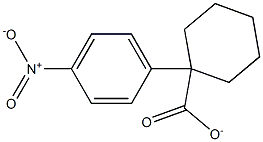 PARA-NITROPHENYLCYCLOHEXANECARBOXYLATE Struktur