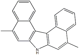 5,9-DIMETHYL-7H-DIBENZO(C,G)CARBAZOLE Struktur