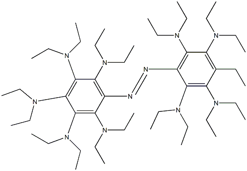 4ETHYLNNDIETHYLAMINOAZOBENZENE Struktur