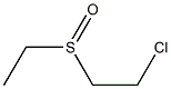 2-CHLOROETHYLETHYLSULPHOXIDE Struktur