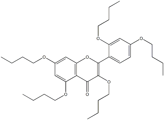 MORINPENTABUTYLETHER Struktur