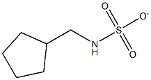 CYCLOPENTYLMETHYLSULFAMATE Struktur