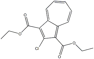 DIETHYL-2-CHLOROAZULENE-1,3-DICARBOXYLATE Struktur