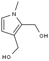 1-METHYL-2,3-BISHYDROXYMETHYLPYRROLE Struktur