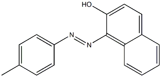 1-(PARA-TOLYLAZO)-NAPHTHOL Struktur