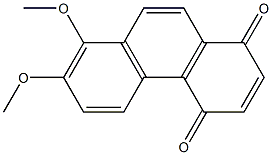 7,8-DIMETHOXY-1,4-PHENANTHRENEQUINONE Struktur