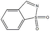 BENZ[D]-ISOTHIAZOLINE-1,1-DIOXIDE Struktur