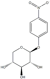 PARA-NITROPHENYL-B-D-XYLOPYRANOSIDE Struktur