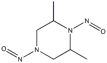 N,N-DINITROSO-2,6-DIMETHYLPIPERAZINE Struktur