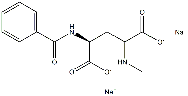 N-(4-METHYLAMINO)BENZOYLGLUTAMICACID,SODIUMSALTS Struktur