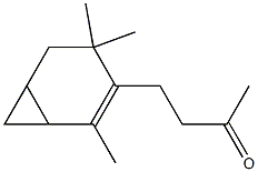 4-(3,3,5-trimethyl-4-bicyclo[4.1.0]hept-4-enyl)butan-2-one Struktur