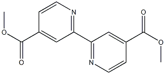 dimethyl 2,2'-bipyridine-4,4'-dicarboxylate Struktur