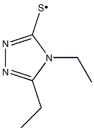 (4,5-Diethyl-4H-[1,2,4]triazol-3-ylsulfanyl)- Struktur