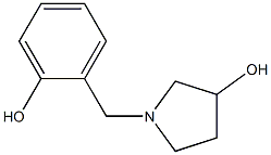 1-(2-hydroxybenzyl)pyrrolidin-3-ol Struktur