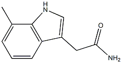 2-(7-methyl-1H-indol-3-yl)acetamide Struktur