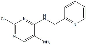 2-chloro-N4-(pyridin-2-ylmethyl)pyrimidine-4,5-diamine Struktur