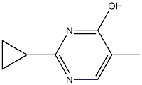 2-cyclopropyl-5-methylpyrimidin-4-ol Struktur