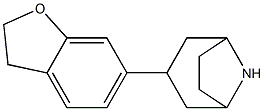 3-(2,3-dihydro-1-benzofuran-6-yl)-8-azabicyclo[3.2.1]octane Struktur