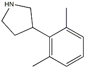 3-(2,6-dimethylphenyl)pyrrolidine Struktur