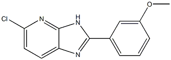 5-chloro-2-(3-methoxyphenyl)-3H-imidazo[4,5-b]pyridine Struktur