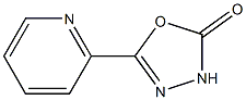 5-pyridin-2-yl-1,3,4-oxadiazol-2(3H)-one Struktur