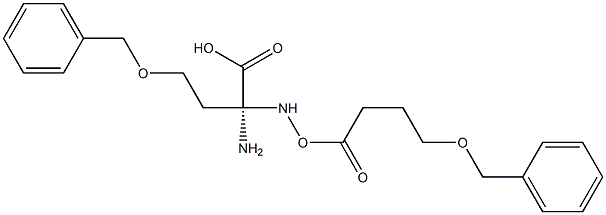 O-BENZYL-L-HOMOSERINE, (S)-2-AMINO-4-BENZOXYBUTYRIC ACID Struktur