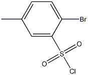 2-Bromo-5-methyl-benzenesulfonyl chloride Struktur