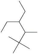 2,2,3-trimethyl-4-ethylhexane Struktur