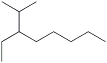 2-methyl-3-ethyloctane Struktur