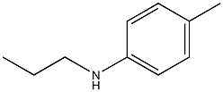 4-methyl-N-propylaniline Struktur