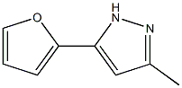 5-(2-FURYL)-3-METHYL-1H-PYRAZOLE Struktur